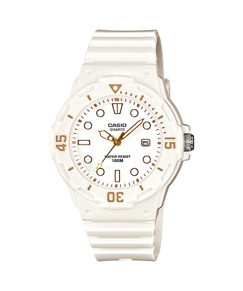 CASIO นาฬิกาคาสิโอ นาฬิกาข้อมือ นาฬิกากันน้ำ นาฬิกาของแท้ ประกันศูนย์ CMG 1 ปี รุ่น LRW-200H-7E2 นาฬิกาสีขาว