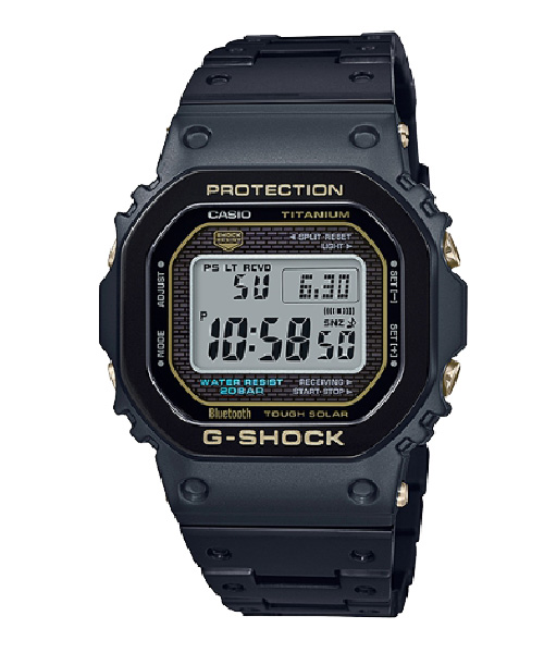 CASIO G-SHOCK นาฬิกาข้อมือ นาฬิกากันน้ำ นาฬิกาของแท้ ประกันศูนย์ CMG 1 ปี รุ่น GMW-B5000TB-1D นาฬิกาสีดำ
