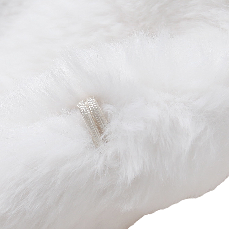 Selected เสื้อเฟอร์กันหนาว เสื้อขน Fluffy coat สีขาว แบรนด์ SELECTED สำเนา สำเนา สำเนา สำเนา