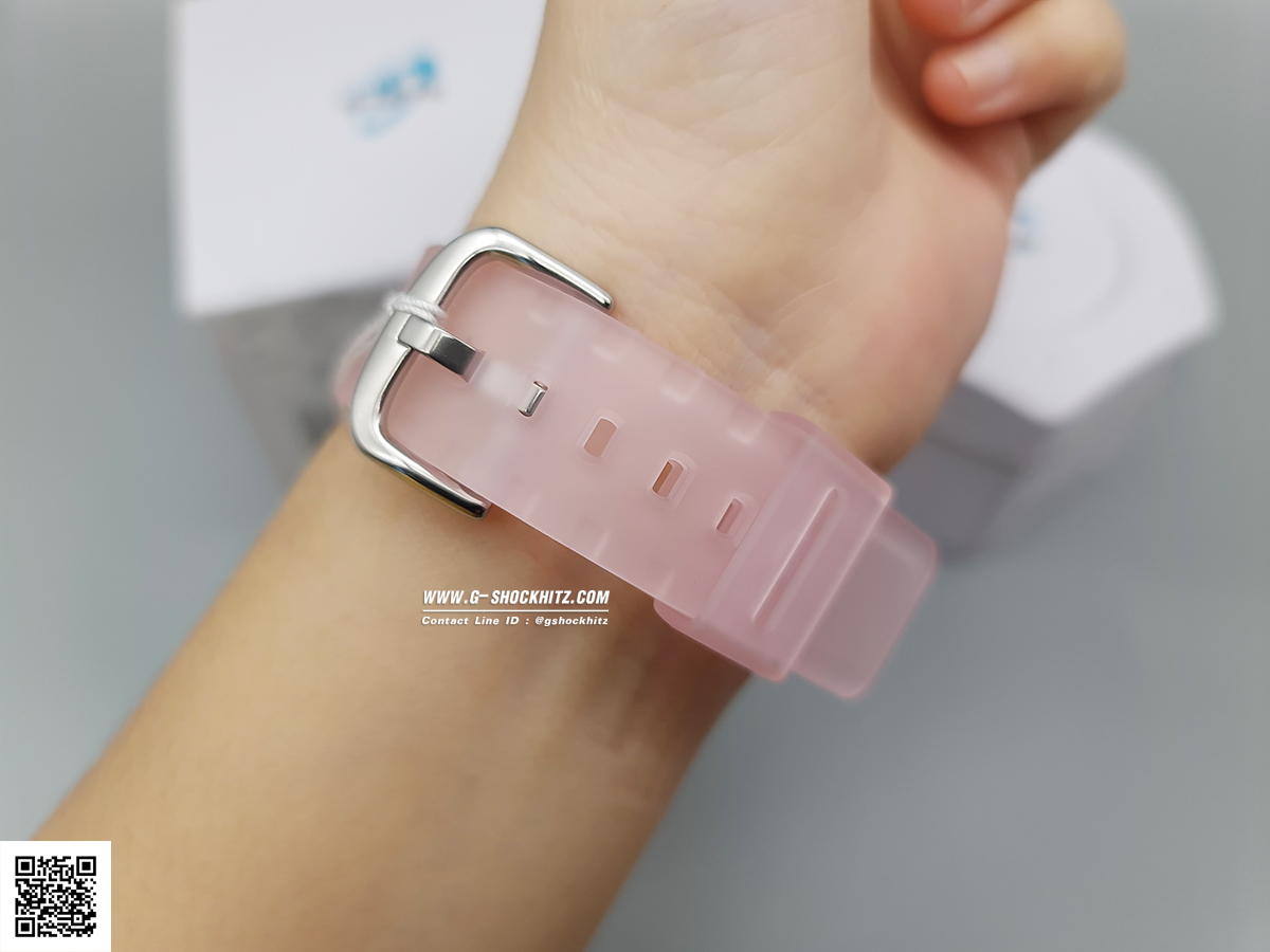 CASIO BABY-G นาฬิกาข้อมือ นาฬิกากันน้ำ นาฬิกาของแท้ ประกันศูนย์ CMG 1 ปี รุ่น BA-130CV-4A นาฬิกาสีชมพู