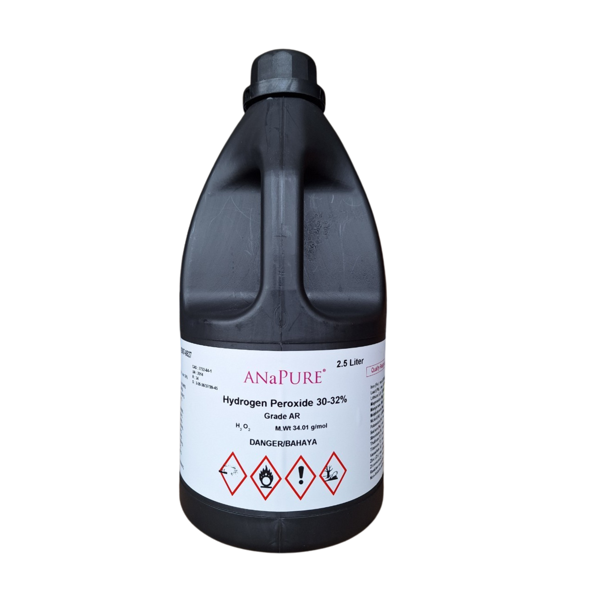 Hydrogen Peroxide 30%, AR 2.5L. ANaPURE™