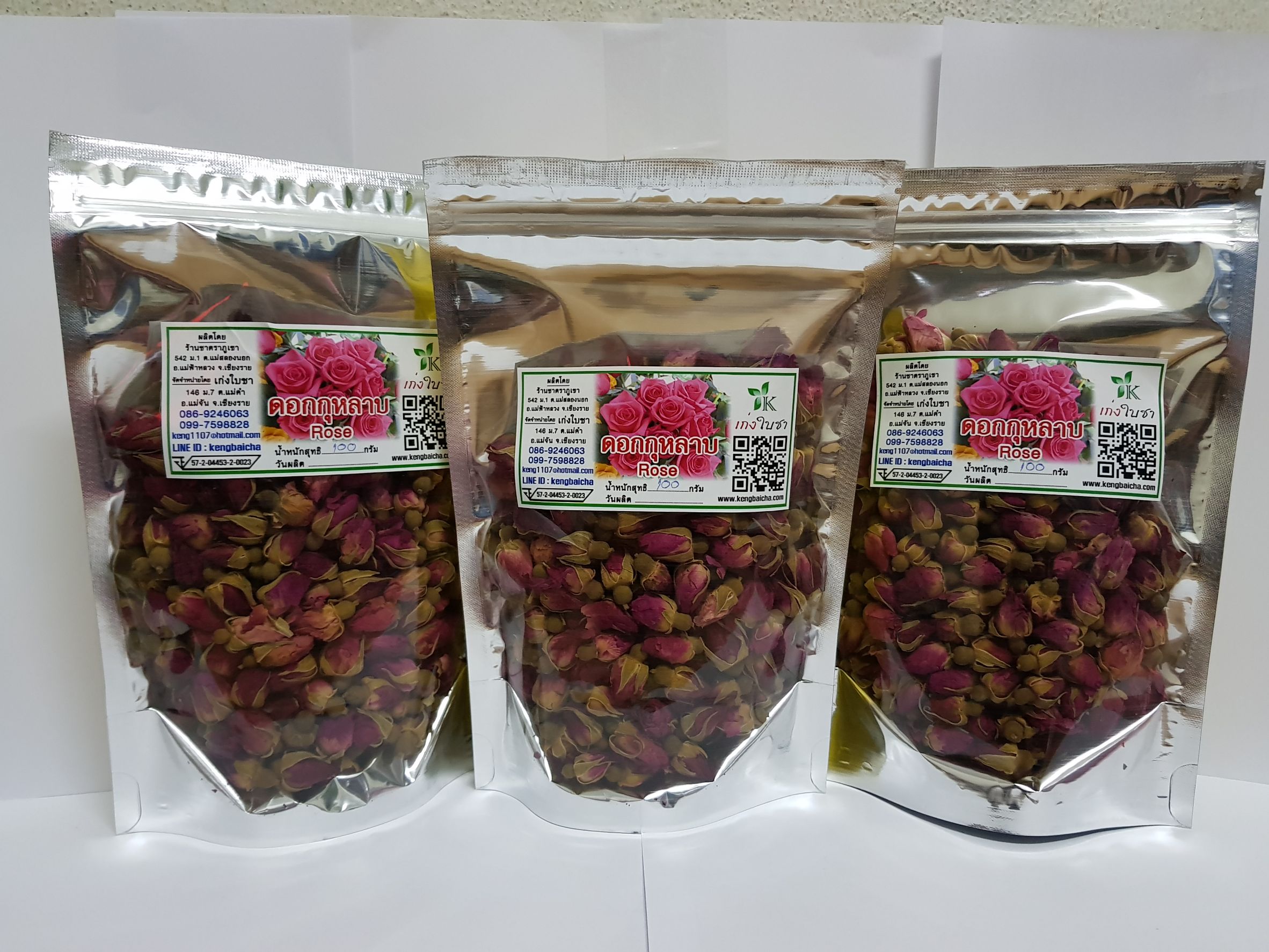 ดอกกุหลาบ 100 กรัม