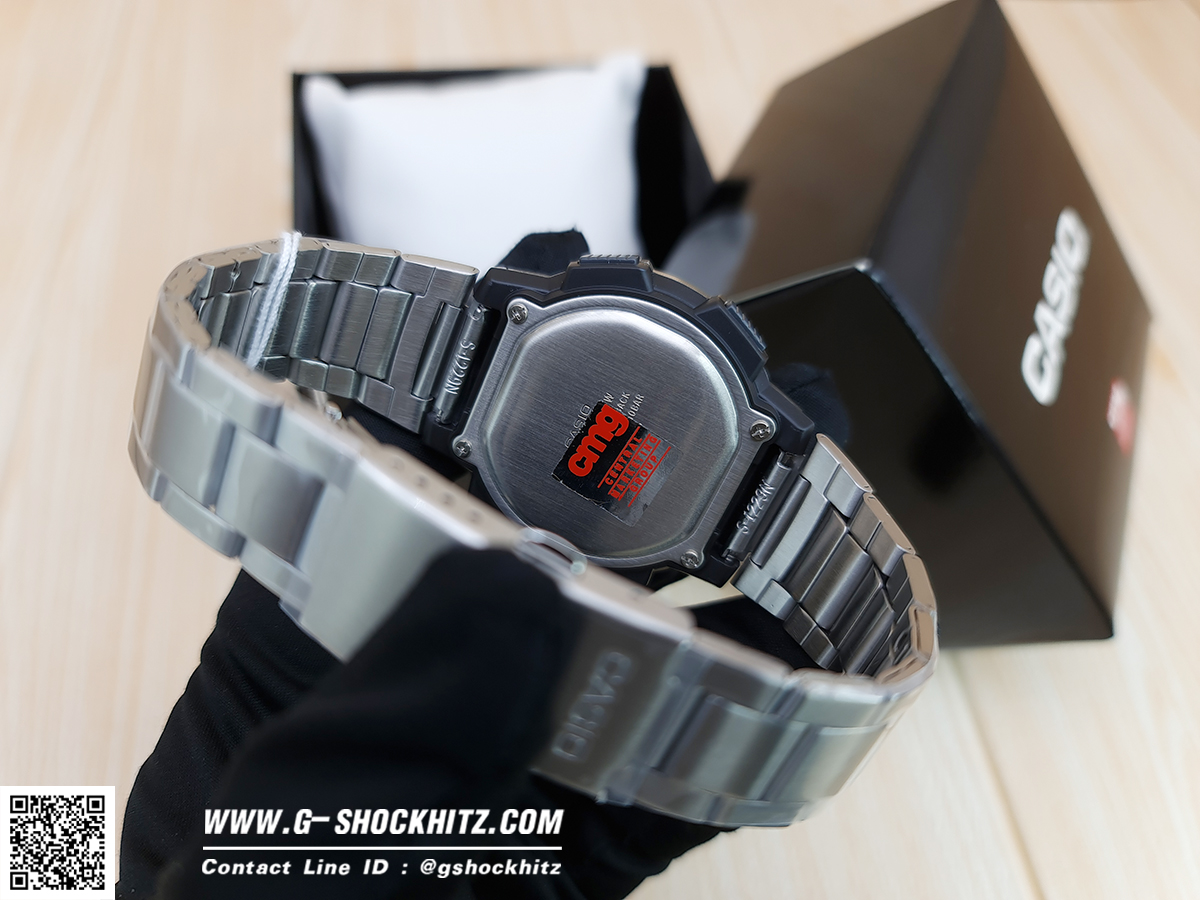 CASIO นาฬิกาคาสิโอ นาฬิกาข้อมือ นาฬิกากันน้ำ นาฬิกาของแท้ ประกันศูนย์ CMG 1 ปี รุ่น AE-1000WD-1A นาฬิกาสีเงิน