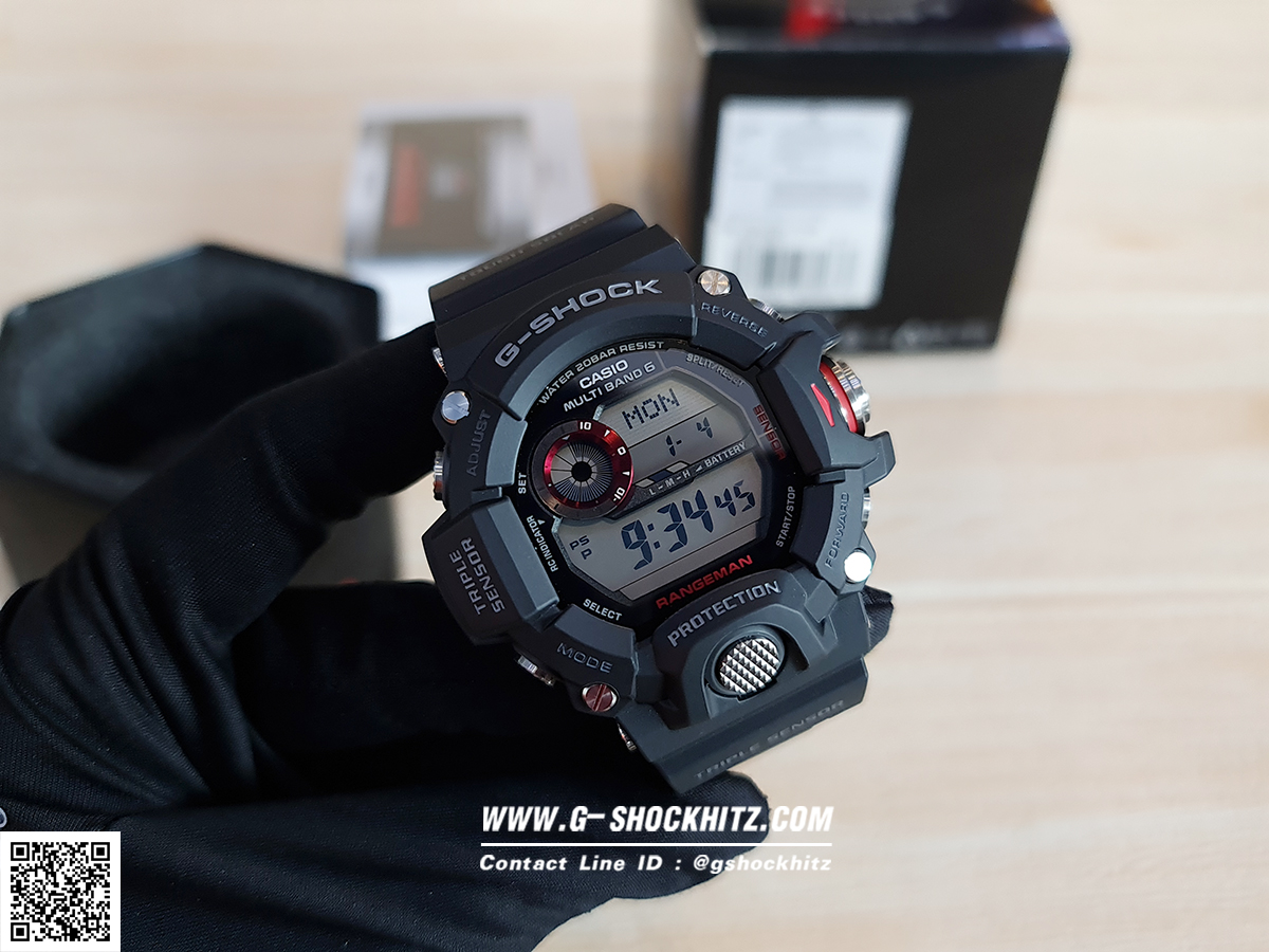 CASIO MID YEAR SALE G-SHOCK นาฬิกาข้อมือ นาฬิกากันน้ำ นาฬิกาของแท้ ประกันศูนย์ CMG 1 ปี รุ่น GW-9400-1 นาฬิกาสีดำ