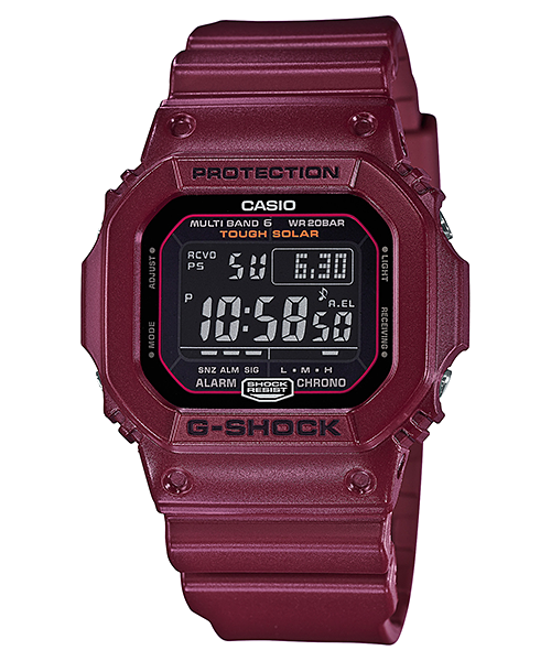 CASIO G-SHOCK นาฬิกาข้อมือ นาฬิกากันน้ำ นาฬิกาของแท้ ประกันศูนย์ CMG 1 ปี รุ่น GW-M5610EW-4J นาฬิกาสีแดง