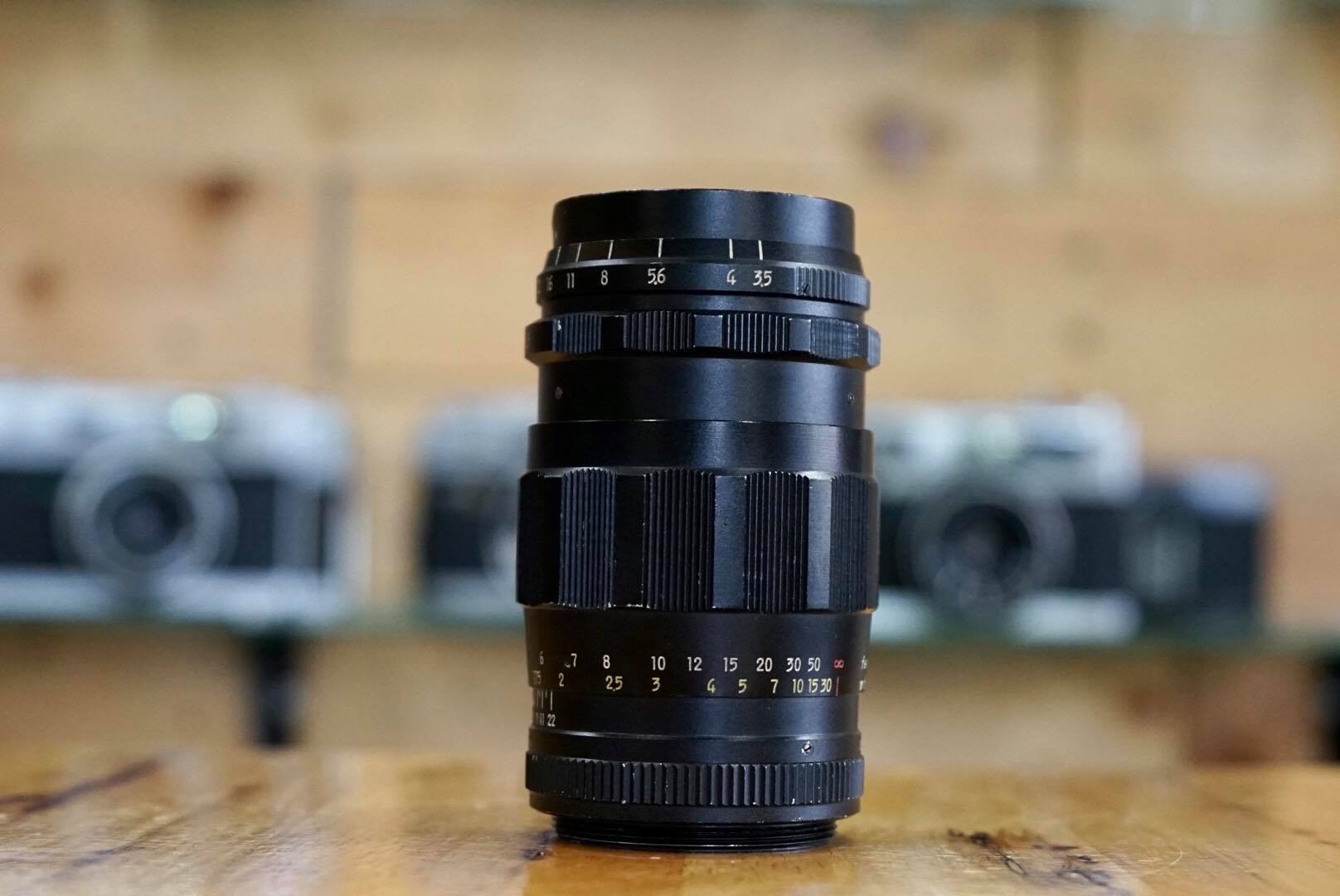 SANKYO KOKI JAPAN KOMURA 105MM.F3.5 M42 MOUNT - ฟิล์มคาเมร่า