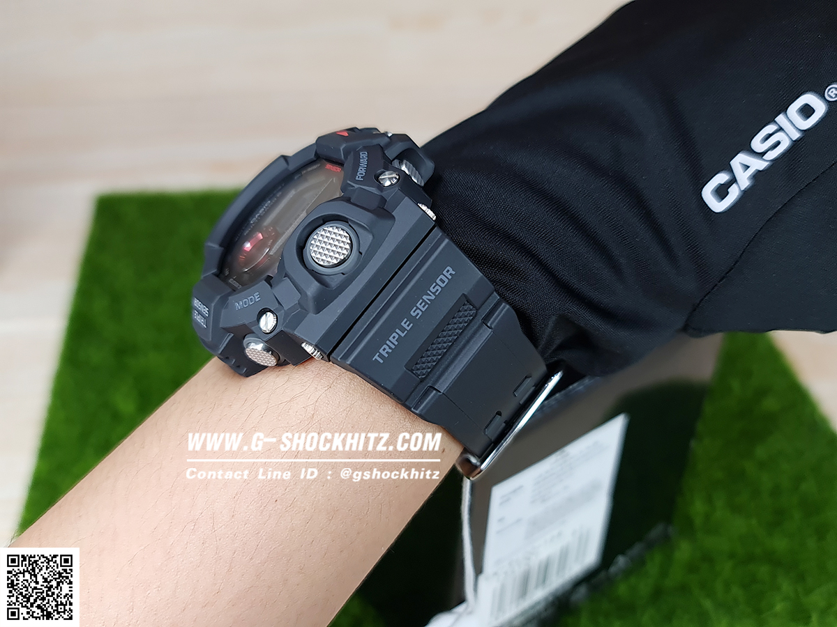 CASIO MID YEAR SALE G-SHOCK นาฬิกาข้อมือ นาฬิกากันน้ำ นาฬิกาของแท้ ประกันศูนย์ CMG 1 ปี รุ่น GW-9400-1 นาฬิกาสีดำ