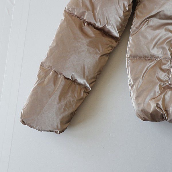 Oodji เสื้อกันหนาว เสื้อฮู้ด บุนวมอุ่น สีแชมเปญ แบรนด์ Oodji Ultra (padded puffer coAt