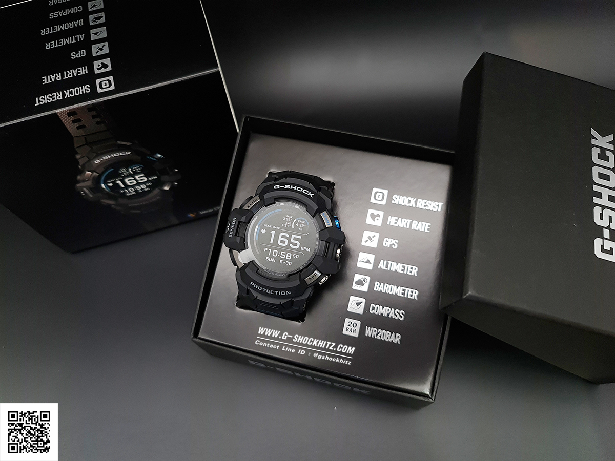CASIO G-SHOCK PRO นาฬิกาข้อมือ นาฬิกากันน้ำ นาฬิกาของแท้ ประกันศูนย์ CMG 1 ปี รุ่น GSW-H1000-1D นาฬิกาสีดำ