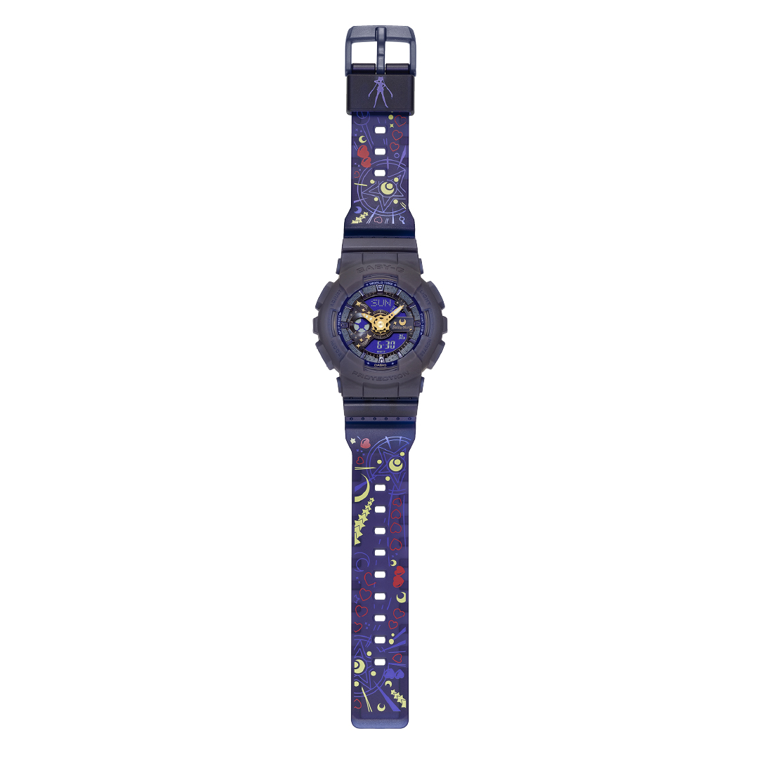 CASIO BABY-G นาฬิกาข้อมือ นาฬิกากันน้ำ นาฬิกาของแท้ ประกันศูนย์ CMG 1 ปี รุ่น BA-110XSM-2A นาฬิกาสีน้ำเงิน