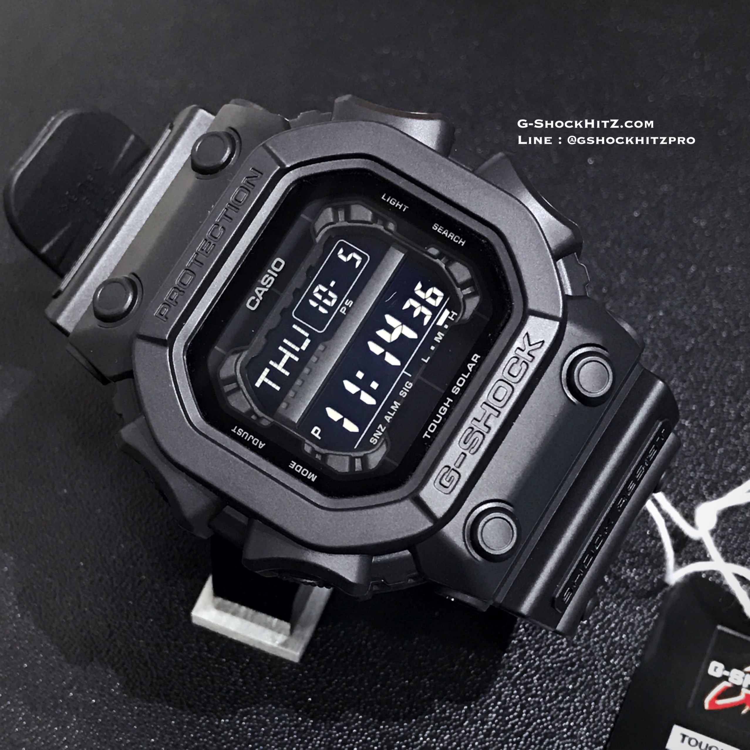 CASIO MID YEAR SALE G-SHOCK นาฬิกาข้อมือ นาฬิกากันน้ำ นาฬิกาของแท้ ประกันศูนย์ CMG 1 ปี รุ่น GX-56BB-1 นาฬิกาสีดำ