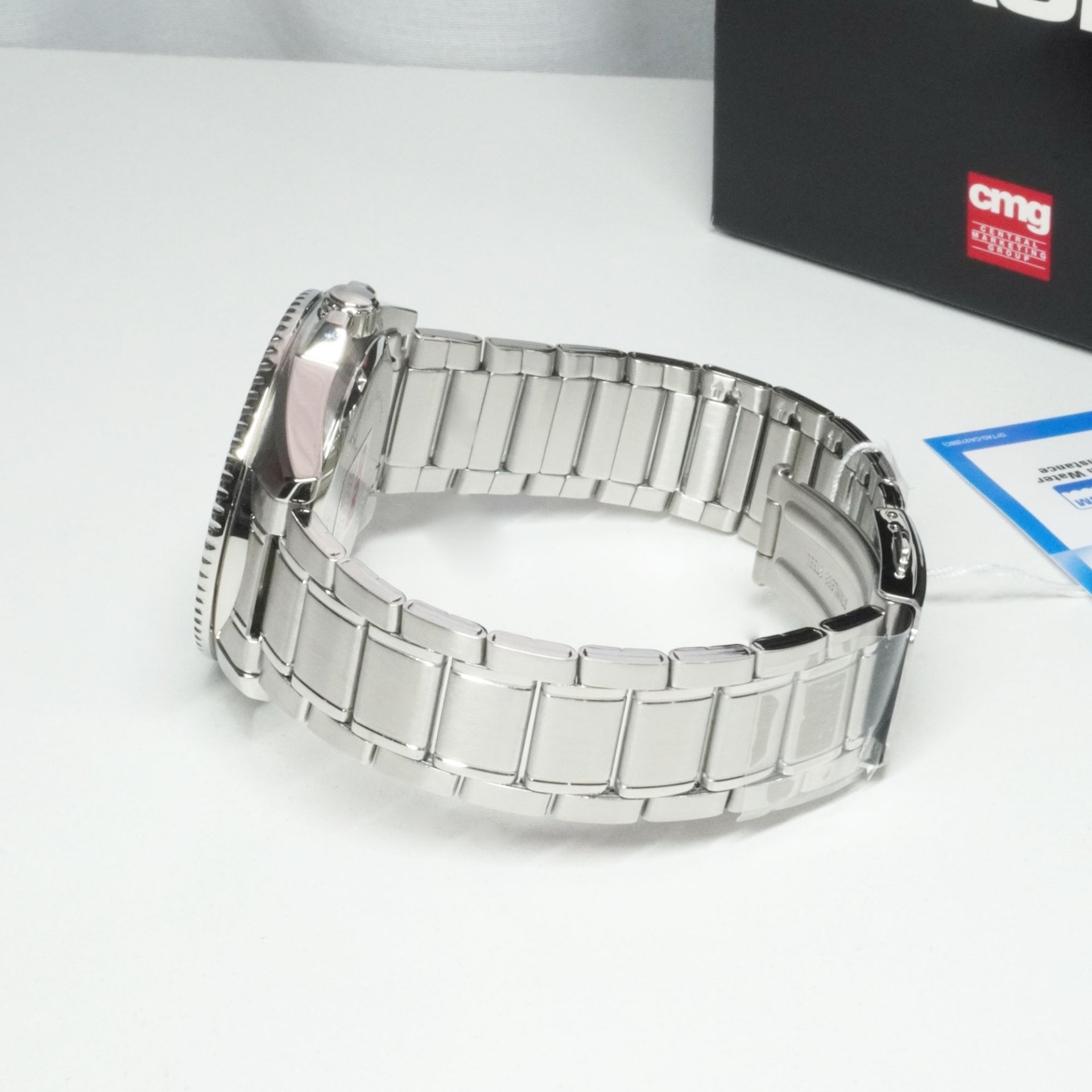 CASIO นาฬิกาคาสิโอ นาฬิกาข้อมือ นาฬิกากันน้ำ นาฬิกาของแท้ ประกันศูนย์ CMG 1 ปี รุ่น MDV-107D-7A นาฬิกาสีเงิน