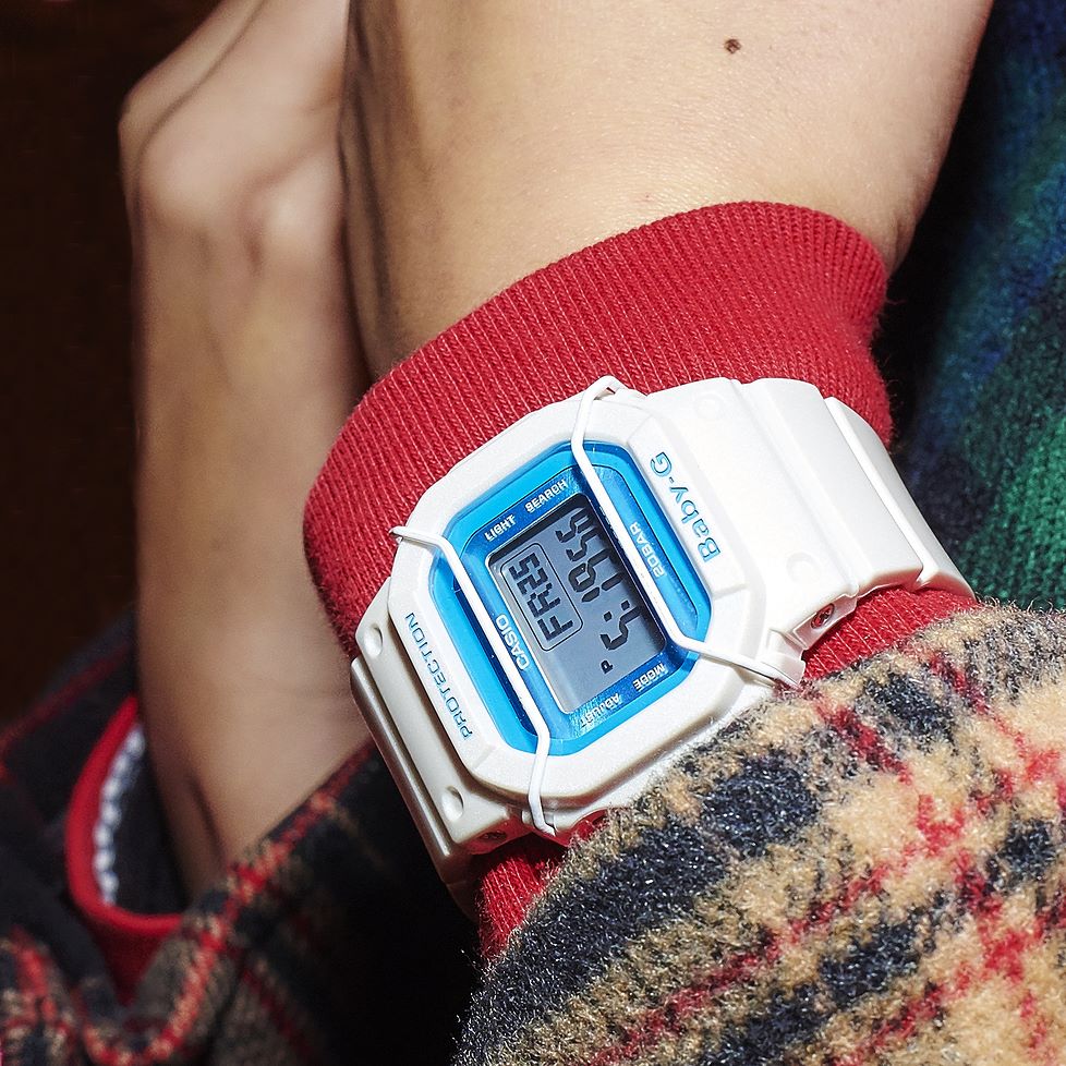 CASIO BABY-G นาฬิกาข้อมือ นาฬิกากันน้ำ นาฬิกาของแท้ ประกันศูนย์ CMG 1 ปี รุ่น BGD-501FS-7D นาฬิกาสีขาว