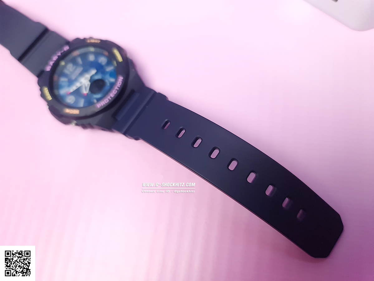 CASIO BABY-G นาฬิกาข้อมือ นาฬิกากันน้ำ นาฬิกาของแท้ ประกันศูนย์ CMG 1 ปี รุ่น BGA-260FL-2A นาฬิกาสีน้ำเงิน