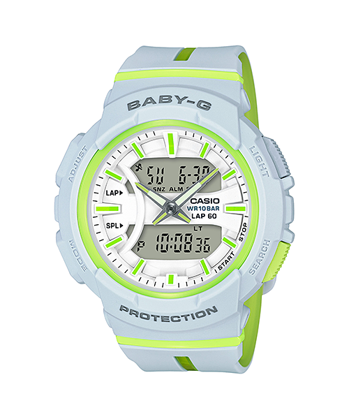 CASIO BABY-G นาฬิกาข้อมือ นาฬิกากันน้ำ นาฬิกาของแท้ ประกันศูนย์ CMG 1 ปี รุ่น BGA-240L-7A นาฬิกาสีเขียว