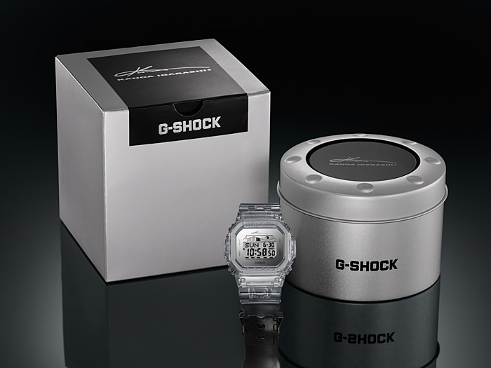 CASIO G-SHOCK นาฬิกาข้อมือ นาฬิกากันน้ำ นาฬิกาของแท้ ประกันศูนย์ CMG 1 ปี รุ่น GLX-5600KI-7 นาฬิกาสีเทา