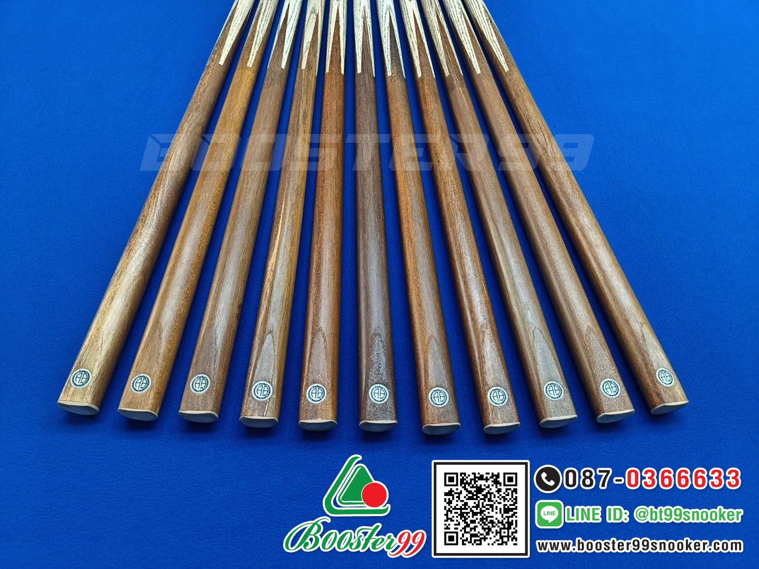 ไม้คิว ราว คุณภาพดี เกรดA ด้ามไม้คิว ไม้แท้ เนื้อแข็ง รุ่น AA (ราคาต่อ 1ด้าม)