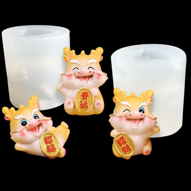 พิมพ์ซิลิโคนลายมังกร น่ารัก(เลือกแบบ)