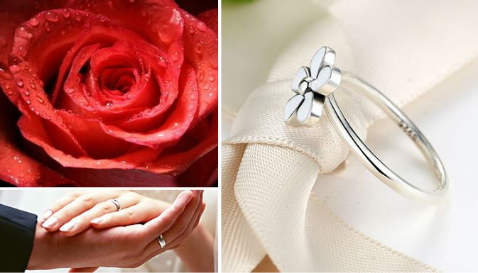 แหวนเงินแท้ 925 Sterling แหวนผู้หญิง ดอกเดซี่ สีขาว สวย น่ารัก แหวนหมั้น แหวนแทนใจ ลุ๊ค คุณหนู ใส ๆ แหวนใส่ออกงาน 369258