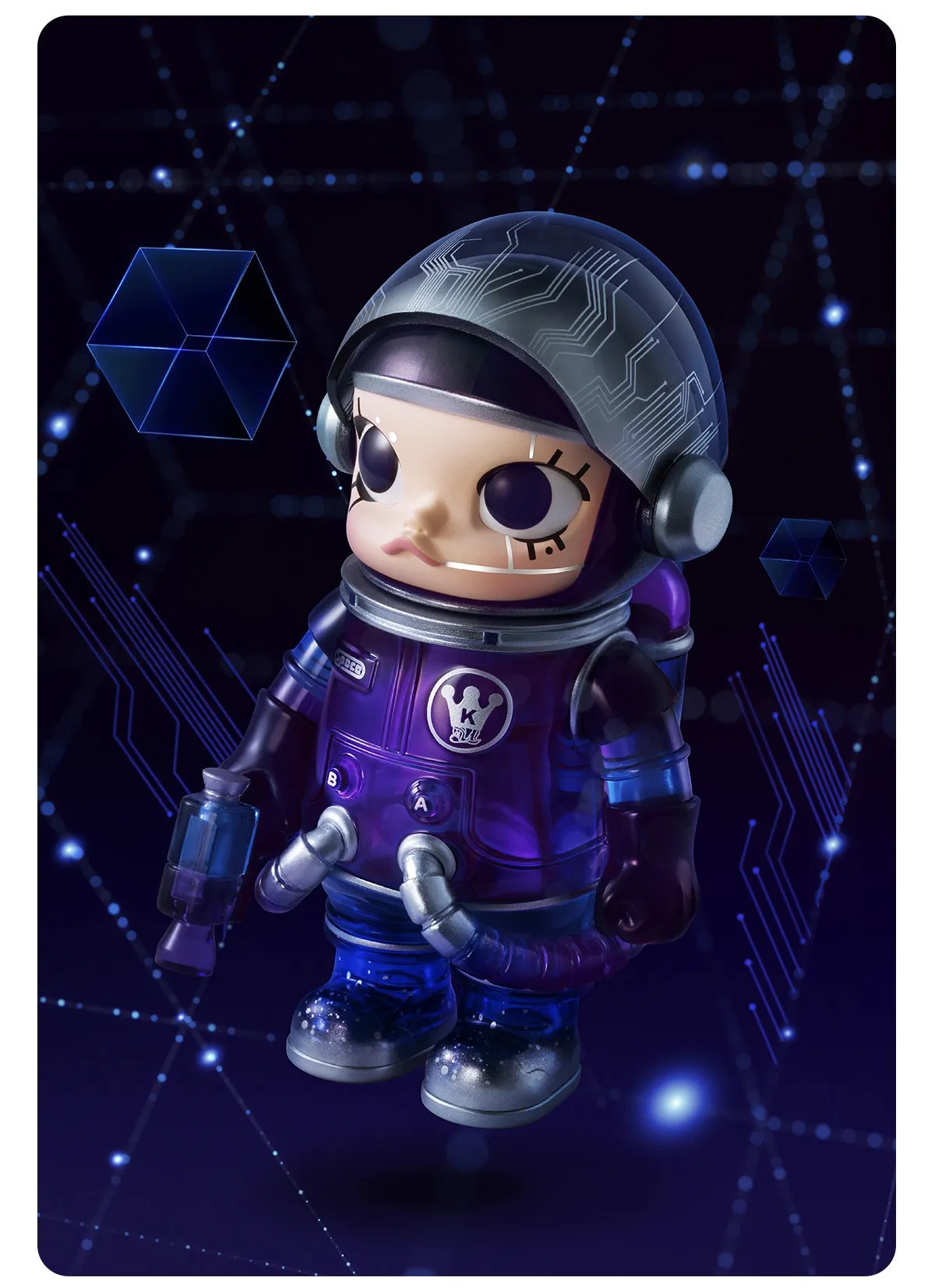 POP MART MEGA SPACE MOLLY 100% V.2 - B ลุ้นซีเคร็ททุกBOX SERIES BLIND BOX