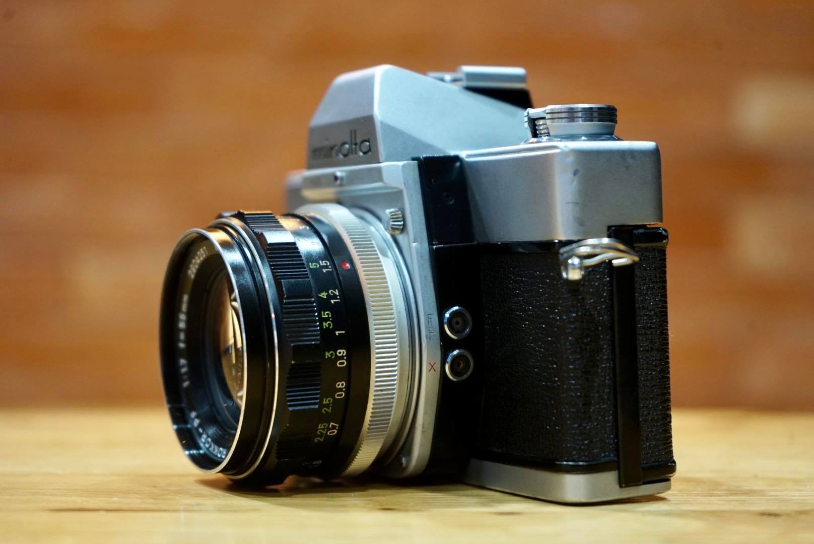 MINOLTA SRT101 MINOLTA MC ROKKOR-PF 55MM.F1.7