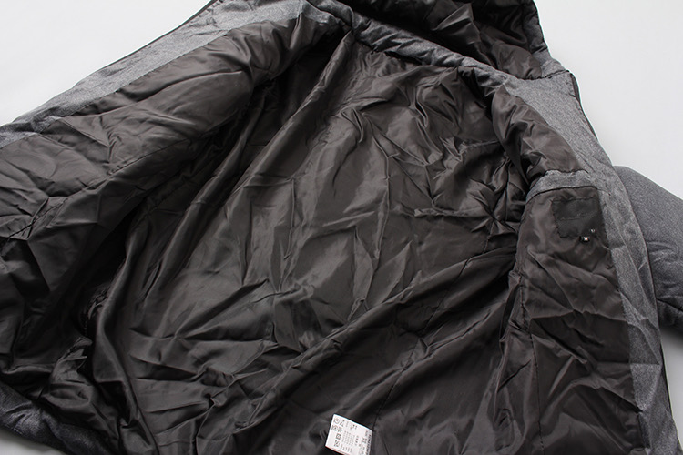 เสื้อกันหนาว ติดฮูท เสื้อบอมเบอร์ บุนวมอุ่น แบรนด์ญี่ปุ่น Lightweight Puffer Jacket สำเนา เทา