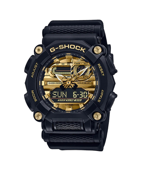 CASIO G-SHOCK นาฬิกาข้อมือ นาฬิกากันน้ำ นาฬิกาของแท้ ประกันศูนย์ CMG 1 ปี รุ่น GA-900AG-1A นาฬิกาสีดำ