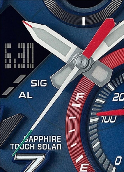 CASIO EDIFICE นาฬิกาข้อมือ นาฬิกากันน้ำ นาฬิกาของแท้ ประกันศูนย์ CMG 1 ปี รุ่น ECB-900TR-2 นาฬิกาสีน้ำเงิน