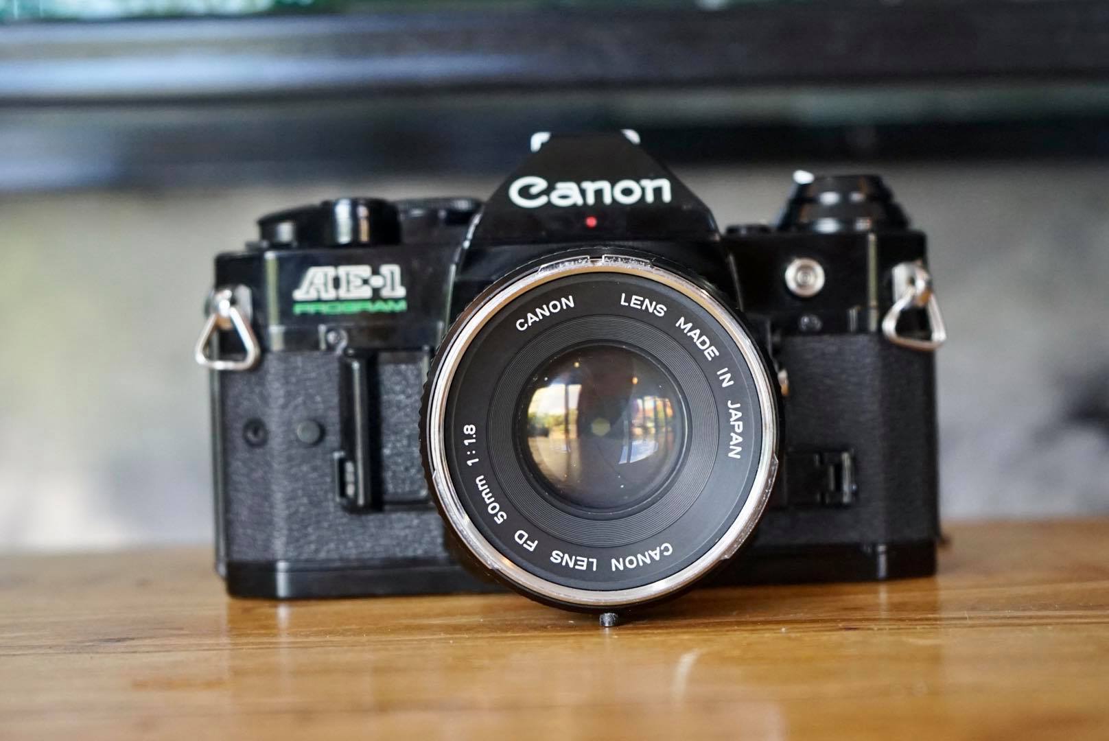 CANON AE1 PROGRAM CANON LENS FD50MM.F1.8