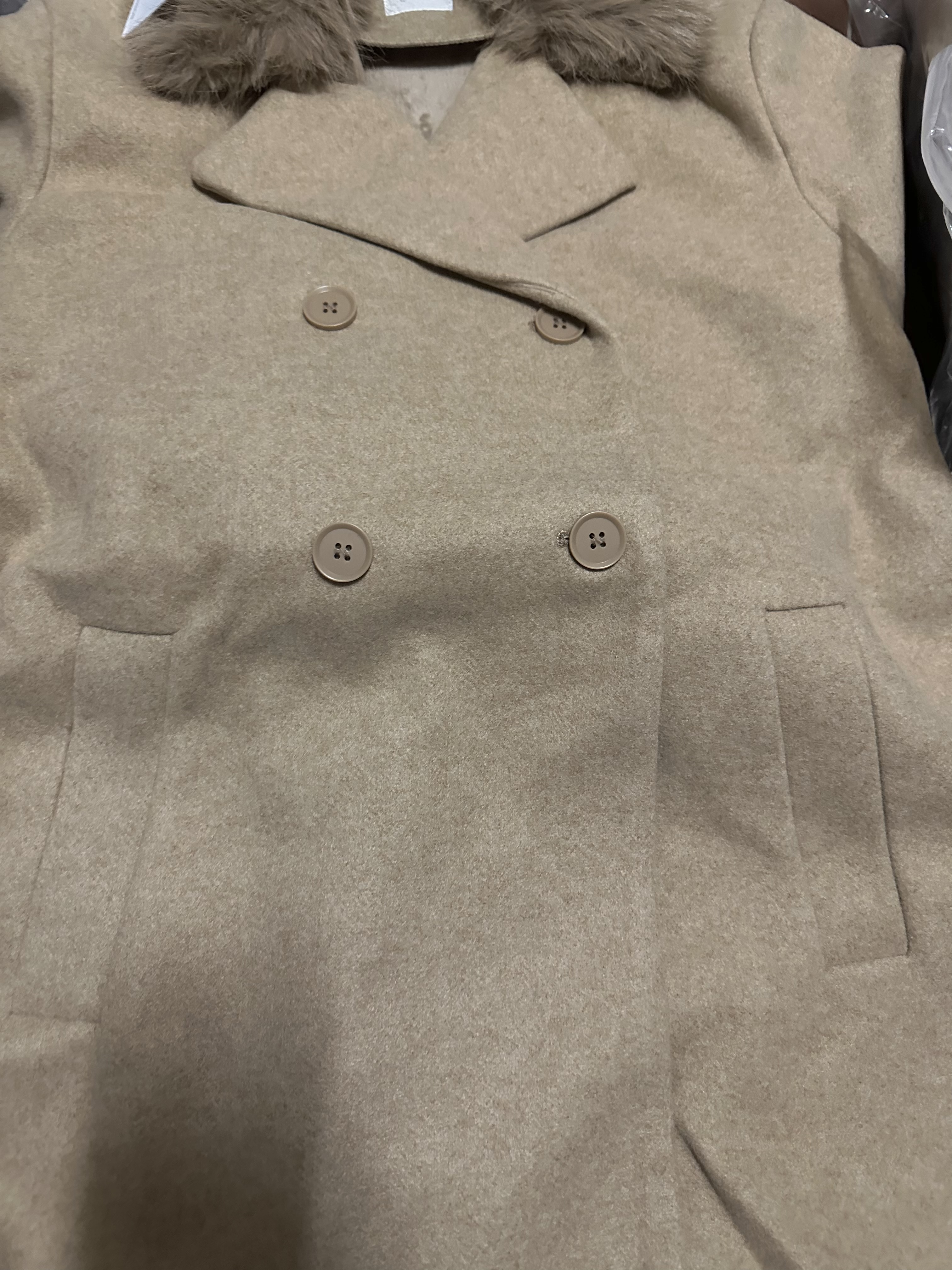 เสื้อโค้ท โค้ทวูลแต่งเฟอร์ เสื้อกันหนาว Trench coat โค้ทยาว ปกเฟอร์ trench coat fur collar ✨GIADA ✨ (ปกเฟอร์ถอดได้ค่ะ) WY1284