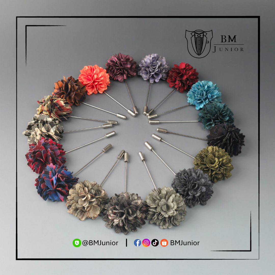 พินดอกไม้ รุ่นดอกตูมเล็ก | Flower Pin Budding Series