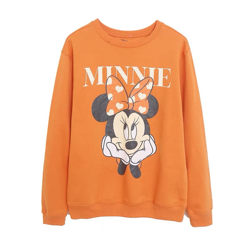 เสื้อสเวตเตอร์ กันหนาว DISNEY เสื้อมินนี่ Mickey mouse minnie mouse งาน DISNEY เทา