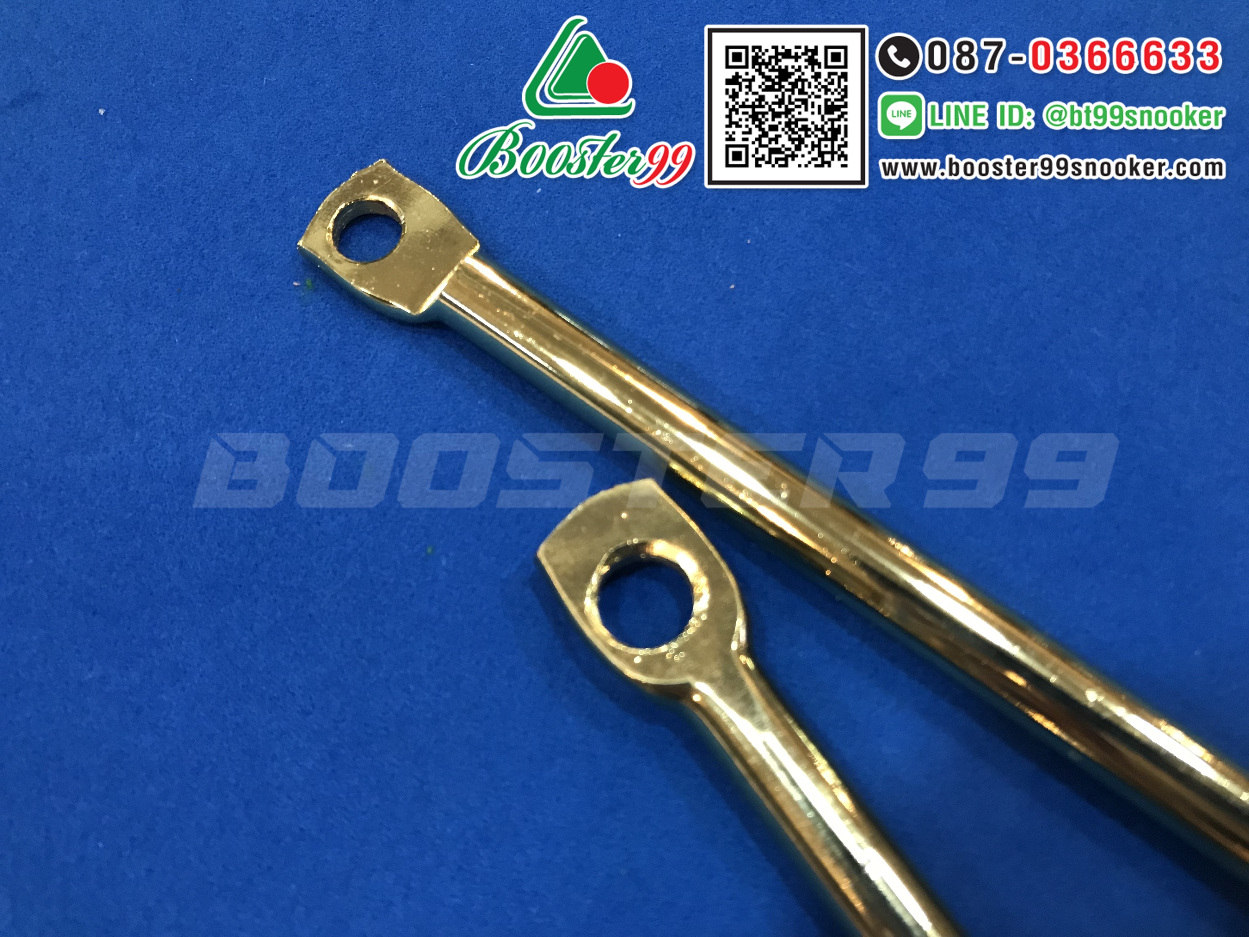 [KM05-KM06] ขอวางไม้เร็ท แบบหยักใต้โต๊ะสนุก (เหล็กชุบทอง-เหล็กชุบเงิน)