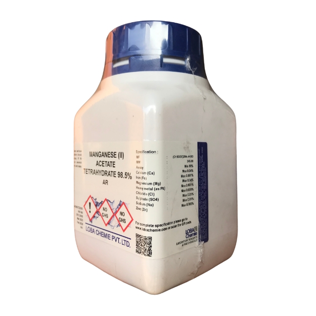 Manganese (II) Acetate Tetrahydrate 98.5%, AR 500g Loba Chemie™