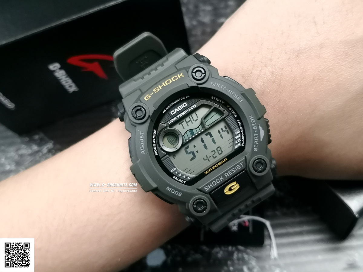 CASIO G-SHOCK นาฬิกาข้อมือ นาฬิกากันน้ำ นาฬิกาของแท้ ประกันศูนย์ CMG 1 ปี รุ่น G-7900-3 นาฬิกาสีเขียว