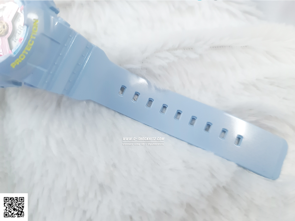 CASIO BABY-G นาฬิกาข้อมือ นาฬิกากันน้ำ นาฬิกาของแท้ ประกันศูนย์ CMG 1 ปี รุ่น BA-110CA-2A นาฬิกานาฬิกาสีฟ้า