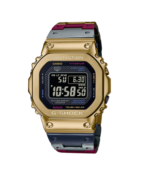 CASIO G-SHOCK นาฬิกาข้อมือ นาฬิกากันน้ำ นาฬิกาของแท้ ประกันศูนย์ CMG 1 ปี รุ่น GMW-B5000TR-9D นาฬิกาสีทอง