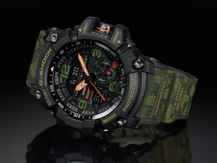 CASIO G-SHOCK นาฬิกาข้อมือ นาฬิกากันน้ำ นาฬิกาของแท้ ประกันศูนย์ CMG 1 ปี รุ่น GG-1000BTN-1A นาฬิกาสีดำ