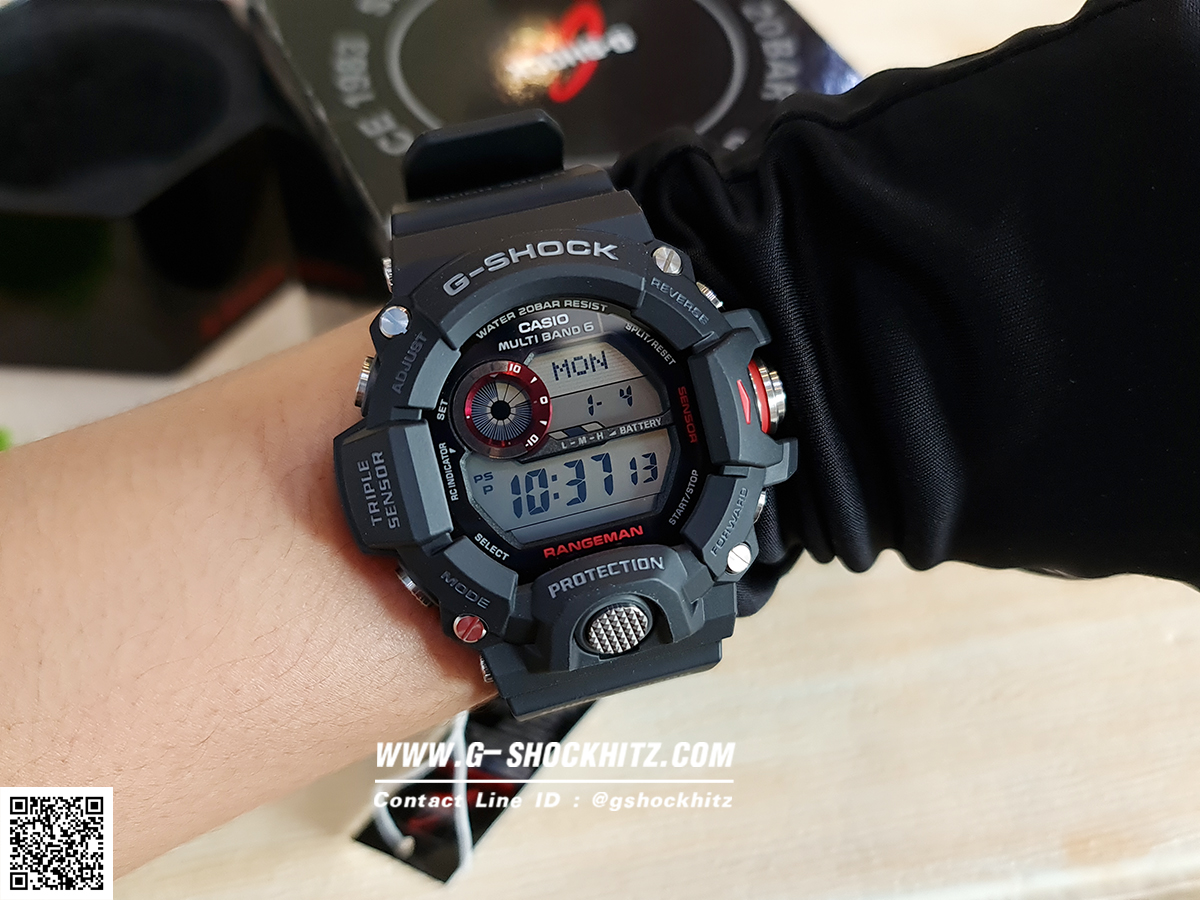 CASIO MID YEAR SALE G-SHOCK นาฬิกาข้อมือ นาฬิกากันน้ำ นาฬิกาของแท้ ประกันศูนย์ CMG 1 ปี รุ่น GW-9400-1 นาฬิกาสีดำ