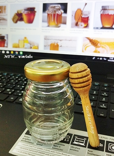 *หมด*ขวดน้ำผึ้ง ขวดกลมเกลียว 80ml ขวดชำร่วย