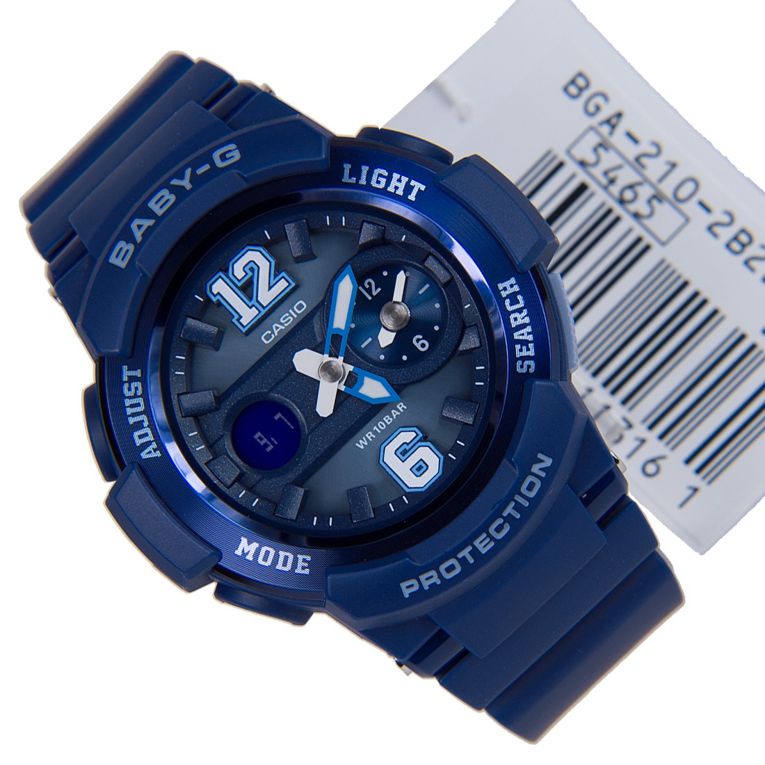 CASIO BABY-G นาฬิกาข้อมือ นาฬิกากันน้ำ นาฬิกาของแท้ ประกันศูนย์ CMG 1 ปี รุ่น BGA-210-2B2 นาฬิกาสีกรม