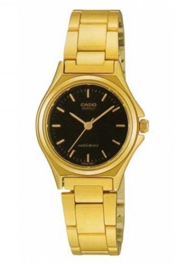 CASIO MID YEAR SALE นาฬิกาคาสิโอ พร้อมส่ง นาฬิกาข้อมือ นาฬิกากันน้ำ นาฬิกาของแท้ BTS ประกันศูนย์ CMG 1 ปี รุ่น LTP-1130N-1A นาฬิกาสีทอง