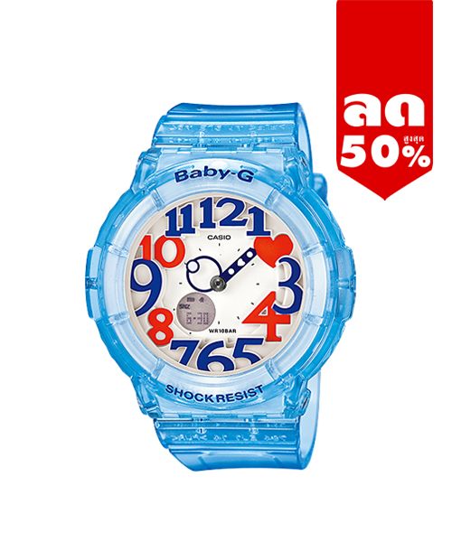 CASIO BABY-G นาฬิกาข้อมือ นาฬิกากันน้ำ นาฬิกาของแท้ ประกันศูนย์ CMG 1 ปี รุ่น BGA-131-2B นาฬิกาสีฟ้า
