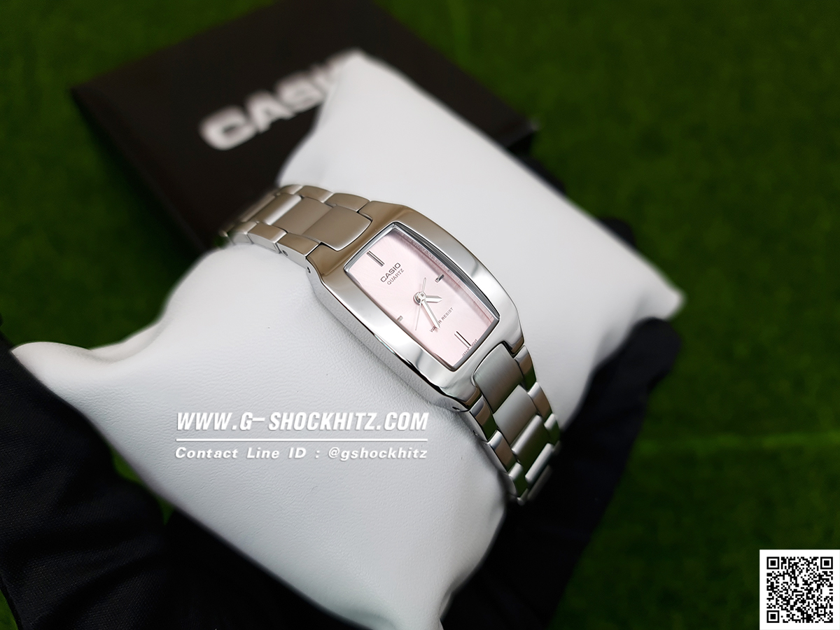 CASIO MID YEAR SALE นาฬิกาคาสิโอ พร้อมส่ง นาฬิกาข้อมือ นาฬิกากันน้ำ นาฬิกาของแท้ BTS ประกันศูนย์ CMG 1 ปี รุ่น LTP-1165A-4C นาฬิกาสีเงิน