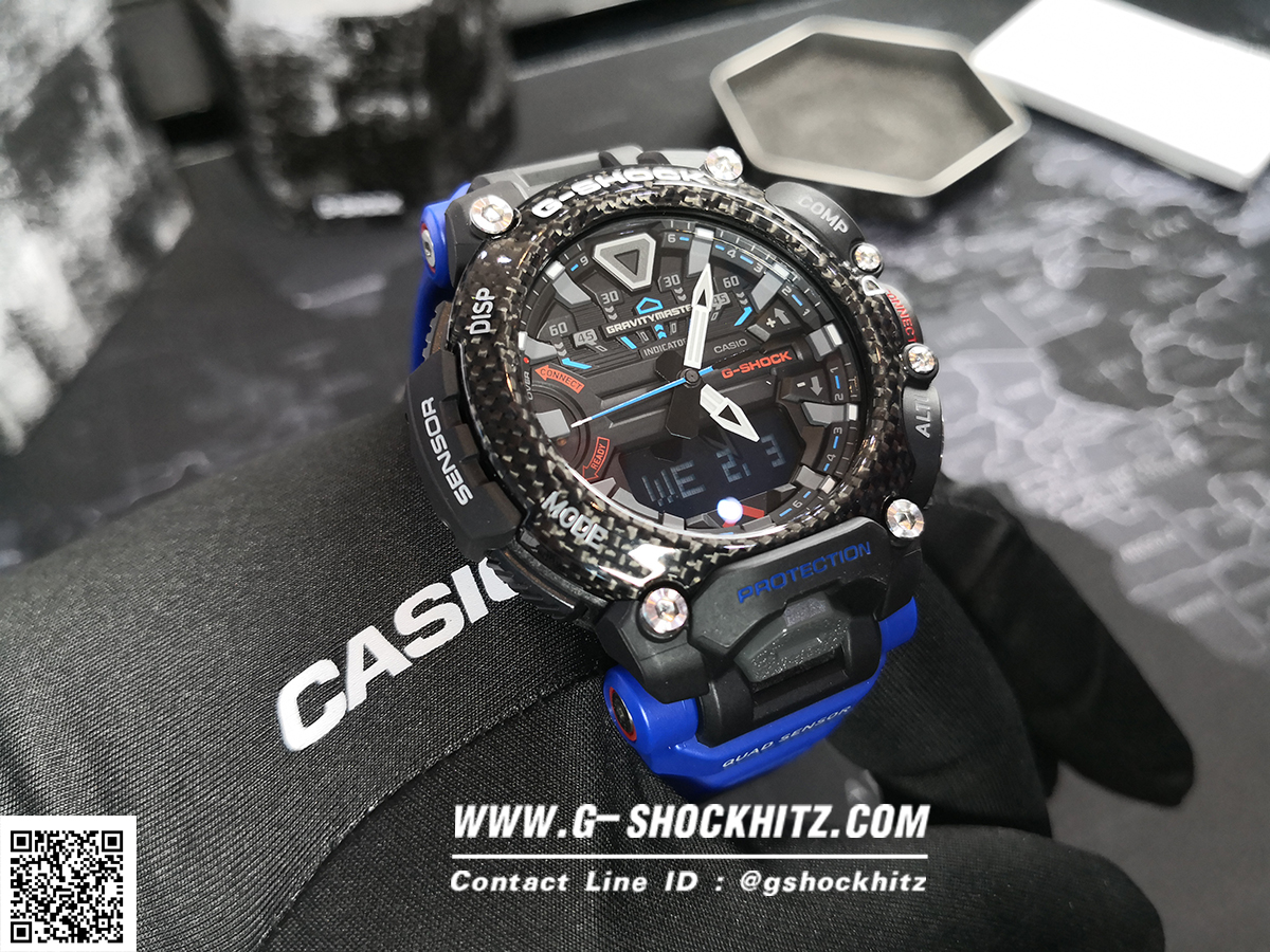 CASIO MID YEAR SALE G-SHOCK พร้อมส่ง นาฬิกาข้อมือ นาฬิกากันน้ำ นาฬิกาของแท้ ประกันศูนย์ CMG 1 ปี รุ่น GR-B200-1A2 นาฬิกาสีดำ