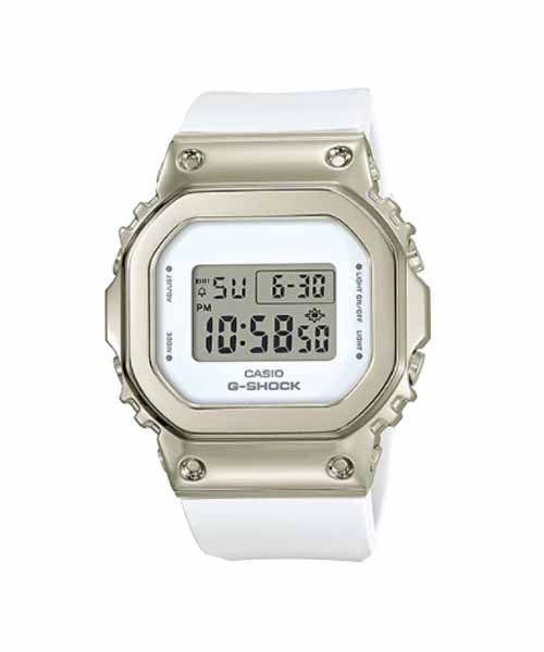 CASIO MID YEAR SALE G-SHOCK พร้อมส่ง นาฬิกาข้อมือ นาฬิกากันน้ำ นาฬิกาของแท้ ประกันศูนย์ CMG 1 ปี รุ่น GM-S5600G-7 นาฬิกาสีเงิน