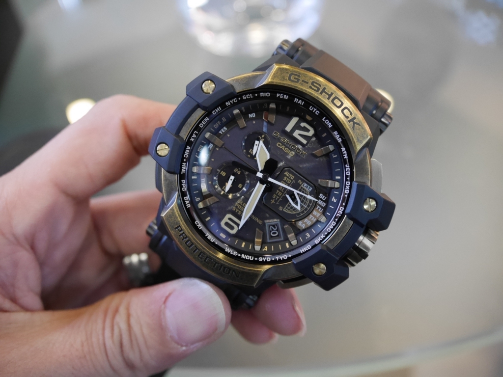 CASIO G-SHOCK นาฬิกาข้อมือ นาฬิกากันน้ำ นาฬิกาของแท้ ประกันศูนย์ 1 ปี รุ่น GPW-1000TBS-1A นาฬิกาสีดำ