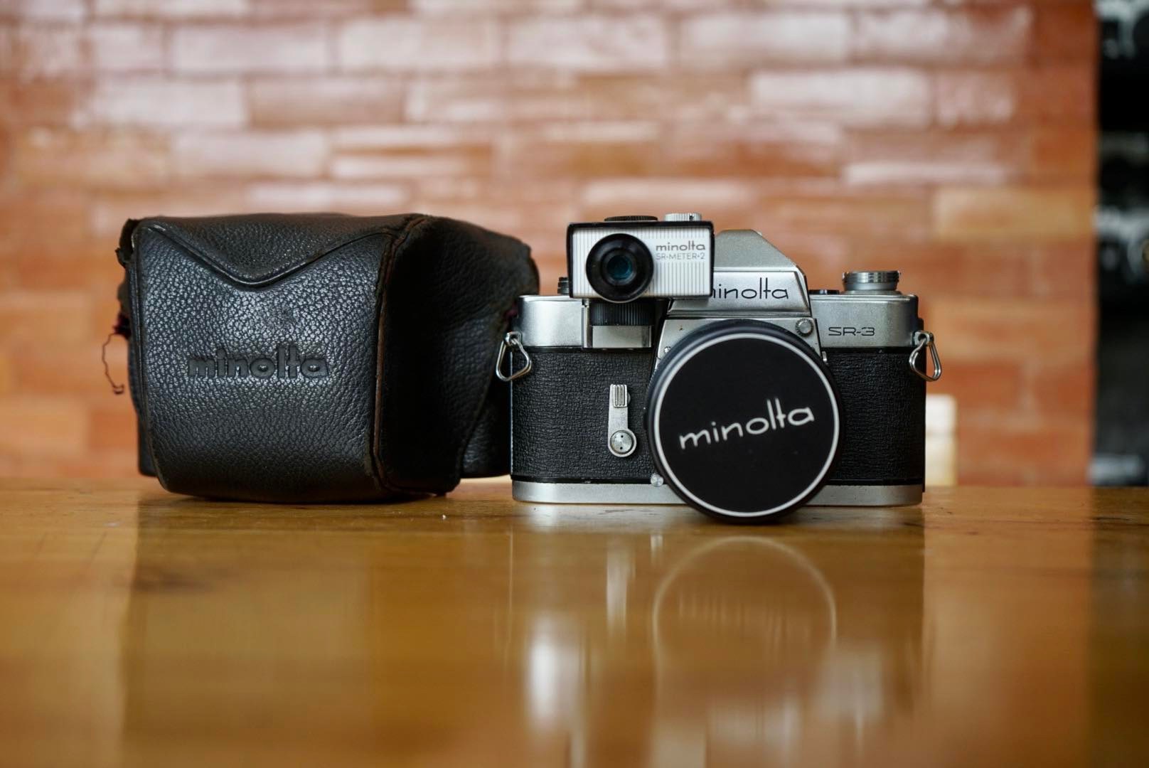 MINOLTA SR-3+MINOLTA AUTO ROKKOR-PF 55MM.F1.8+MINOLTA METER 2