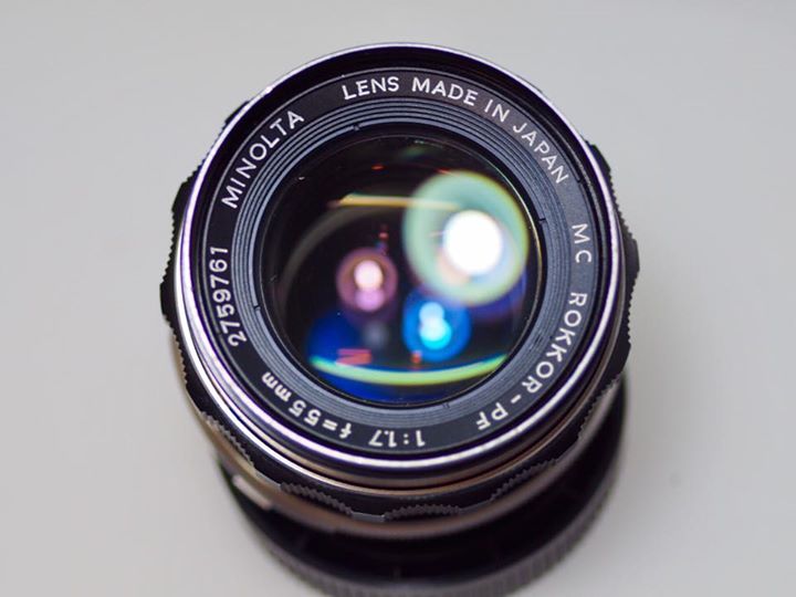 MINOLTA MC ROKKOR-PF 55MM F1.7 MD MOUNT
