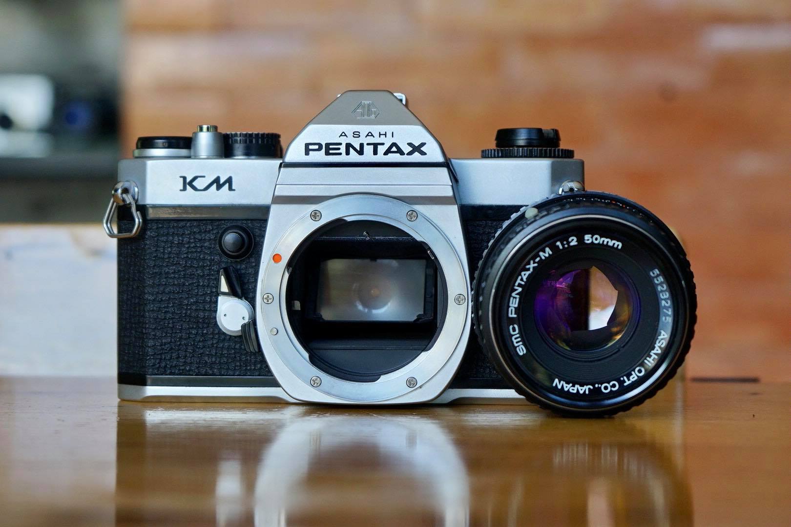 ASAHI PENTAX KM SMC PENTAX-M 50MM.F2